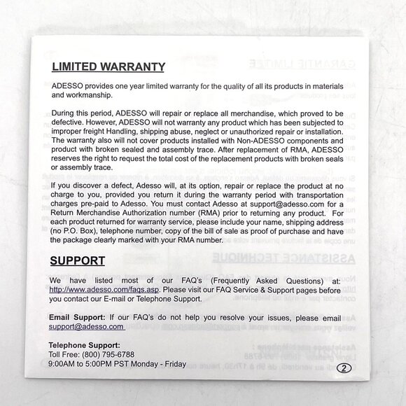 Adesso NuScan 2100 Long Range Handheld CCD Barcode Scanner Windows Mac USB Cable - Picture 11 of 16